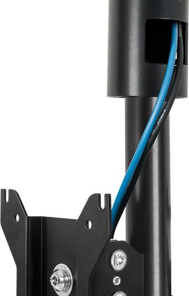 Actual product image Btech B-TECH Flat Screen Ceiling / Desk Mount with Tilt & Swivel (VESA 100) - 1m Ø50mm Pole BT7553-100/BC (Ceiling, 28", 23 kg)