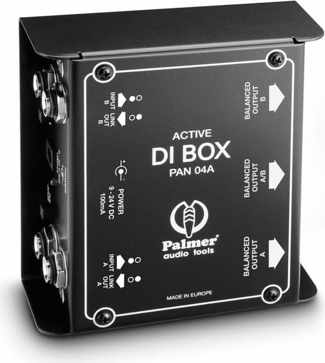 Palmer Audio PAN 04 A Actif 2 canaux (Boîte de DI)