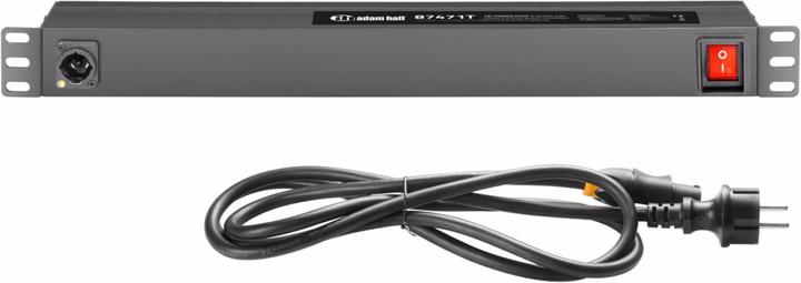 Image du produit Adam Hall 87471 T 19" Distributeur de courant (8 x, CEE 7/7, 2 m)