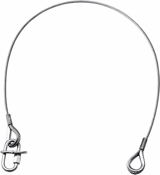 Actual product image Eurolite Safety rope UNV-15 4x1000mm up to 15kg sil
