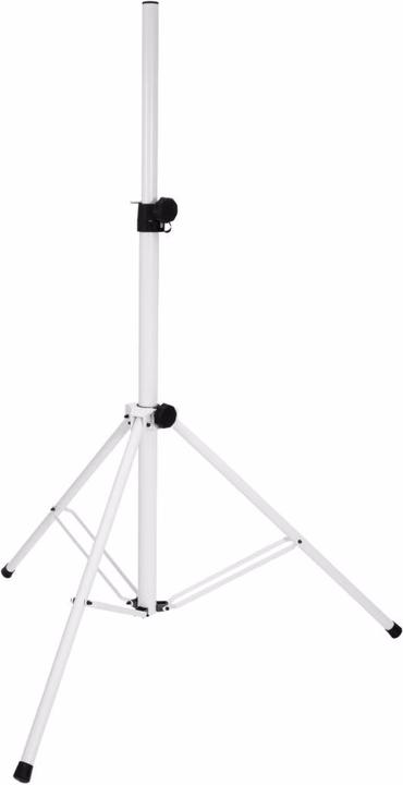 Immagine prodotto Omnitronic Supporto per altoparlanti BS-2 EU bianco (1 pz., Cavalletto, Regolabile in altezza)