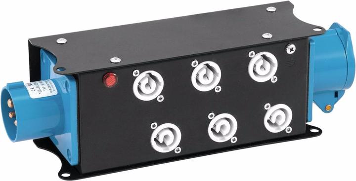 Actual product image Eurolite SAB-62X Power distributor (3 x, 3-pole, CEE)