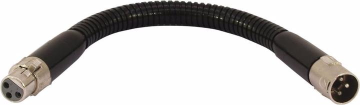 Produktbild Omnitronic Schwanenhals schwarz XLR/XLR, 47cm