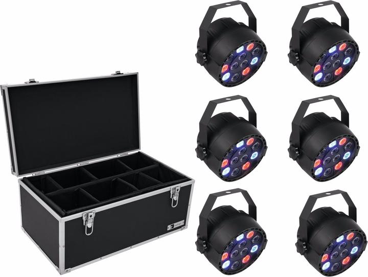 Actual product image Eurolite Set 6x LED PARty Spot + Case TDV-1