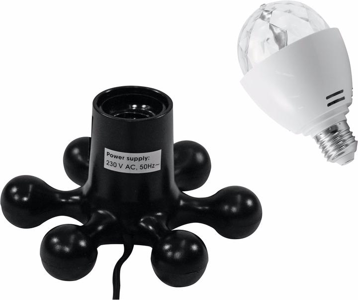 Produktbild Eurolite Set LED BC-1 RGB + Hexopus Fassung schwarz
