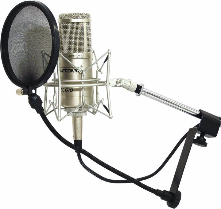 Actual product image Omnitronic Microphone pop filter black