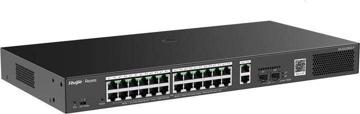 Actual product image Ruijie 28-Port Gigabit Smart POE Switch, 24 PoE/POE+ Gigabit RJ45 Ports with 2 Gigabit RJ45/2 SFP uplink po (28 Ports)