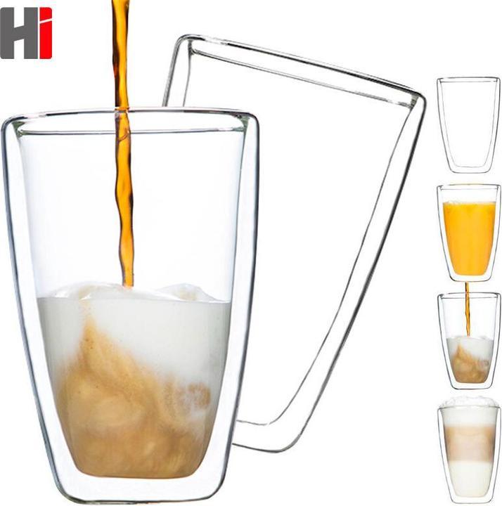 Immagine prodotto Fs-Star Set di bicchieri da latte macchiato (400 ml, 2 x)