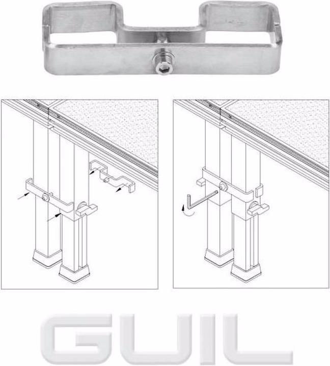 Actual product image Guil TMU-04/440 Connecting clamp
