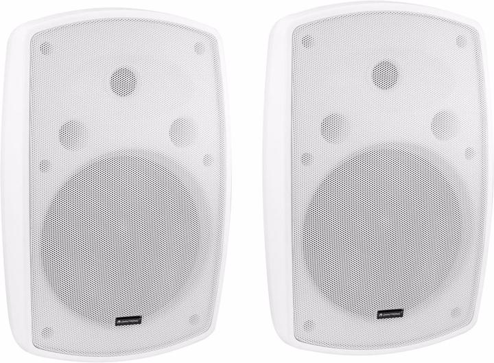 Actual product image Omnitronic OD-8 wall speaker 8Ohm white 2x (Active, 1x 50 W)