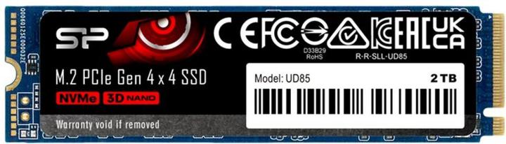 Image du produit Silicon Power SSD 500GB PCI-E UD85 Gen 4x4 NVMe (500 Go, M.2 2280)