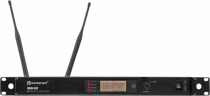 Actual product image Relacart WAM-402 4CH Digital UHF Automatic Mixer