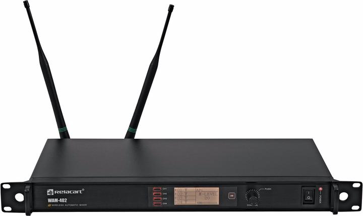 Actual product image Relacart WAM-402 4CH Digital UHF Automatic Mixer
