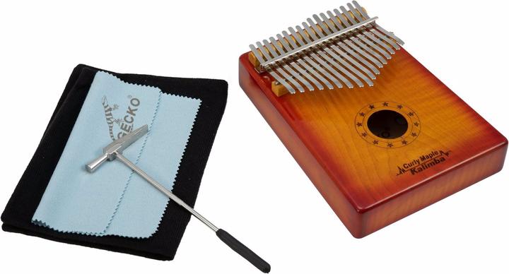 Actual product image Dimavery KL-4 Kalimba,17 C, sunburst