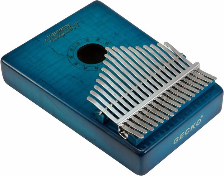 Dimavery KL-6 Kalimba,17 C, bleu