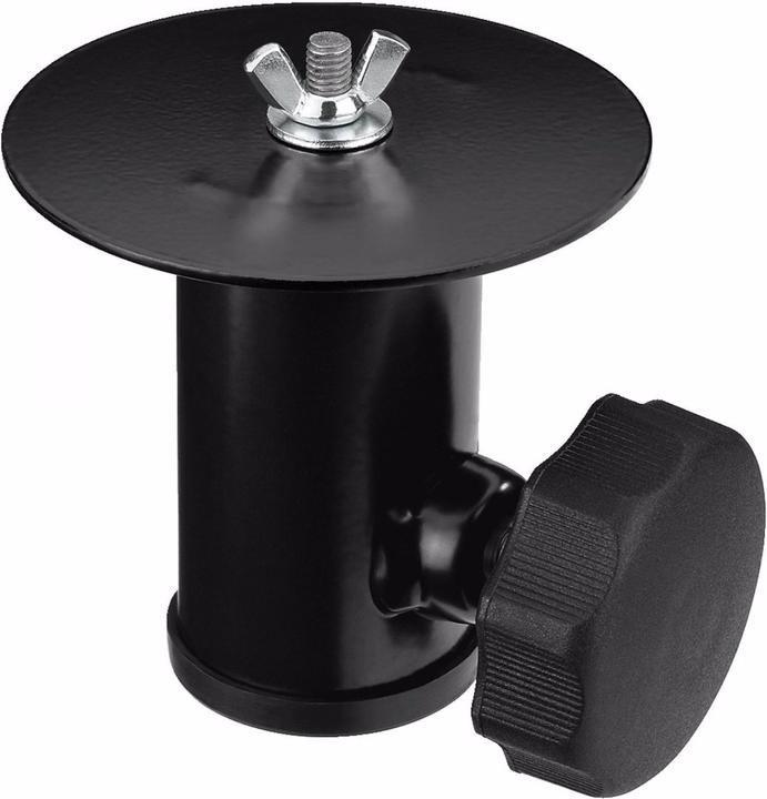Monacor Adaptateur de trépied pour tube de 35mm Boulon fileté M6x15mm (1 pièce, Support)