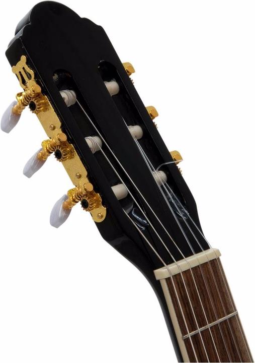 Produktbild Dimavery CN-600L Klassikgitarre, schwarz (Halbakustik Gitarre)