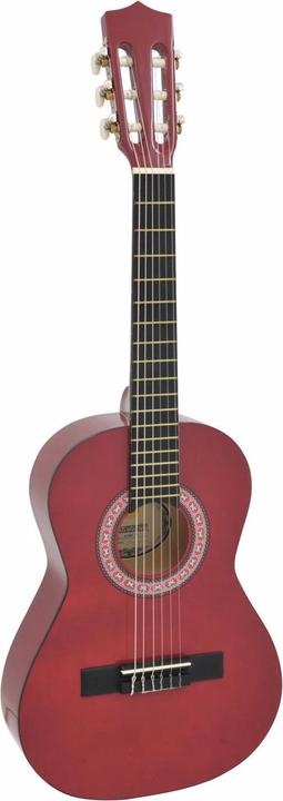 Actual product image Dimavery AC-303 classical guitar 1/2, red (Acoustic guitar)