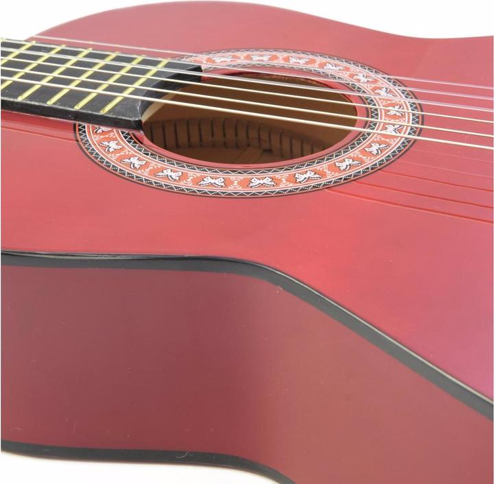 Actual product image Dimavery AC-303 classical guitar 1/2, red (Acoustic guitar)