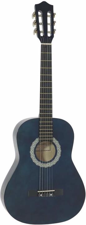 Actual product image Dimavery AC-303 classical guitar 3/4, blue (Acoustic guitar)