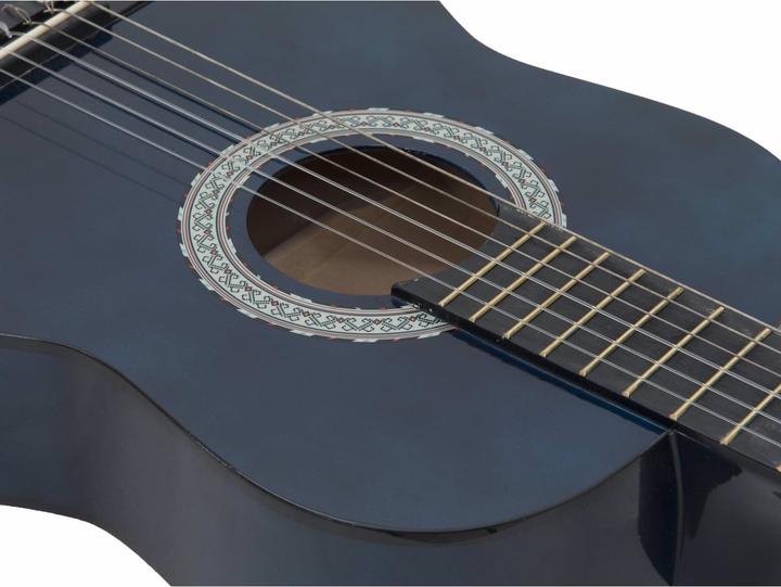 Actual product image Dimavery AC-303 classical guitar 3/4, blue (Acoustic guitar)
