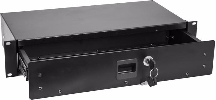 Omnitronic Rackschublade SN-2 Rackschublade mit Schloss 2HE (Zubehör)