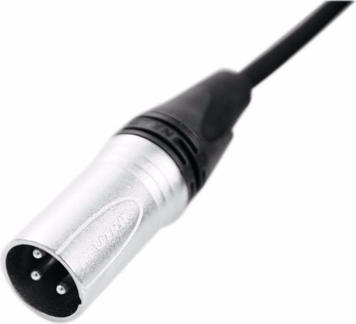 Produktbild Psso DMX Kabel XLR 3pol 15m sw Neutrik (15 m, XLR)