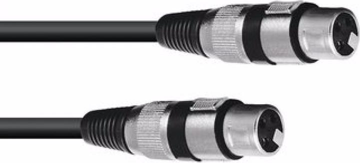 Produktbild Omnitronic Adapterkabel XLR(F)/XLR(F) 0,2m sw (0.15 m, XLR)