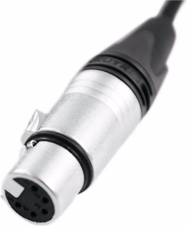 Actual product image Psso DMX cable XLR 5pin 3m sw Neutrik (3 m)