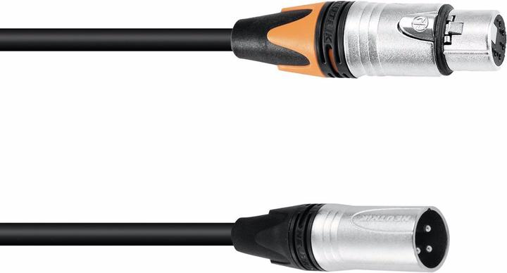 Actual product image Psso Adapter cable DMX XLR 3pin/5pin 0.3m sw (0.30 m)
