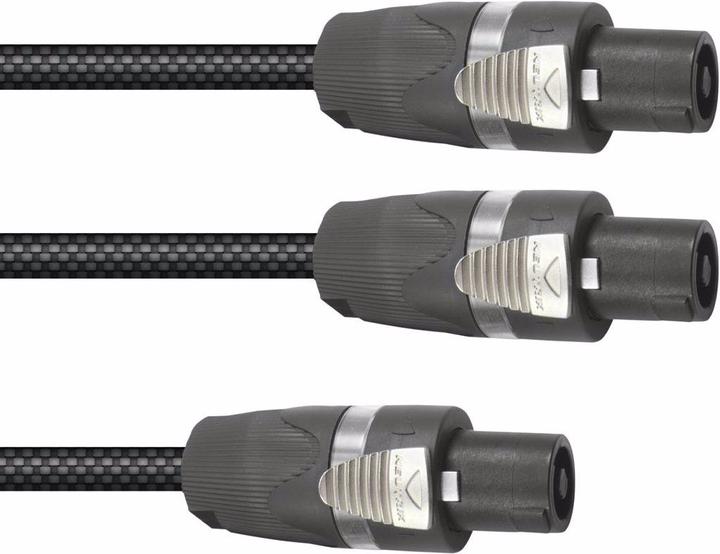 Immagine prodotto Sommer Cable Cavo adattatore Speakon/2xSpeakon 1m sw (1 m)