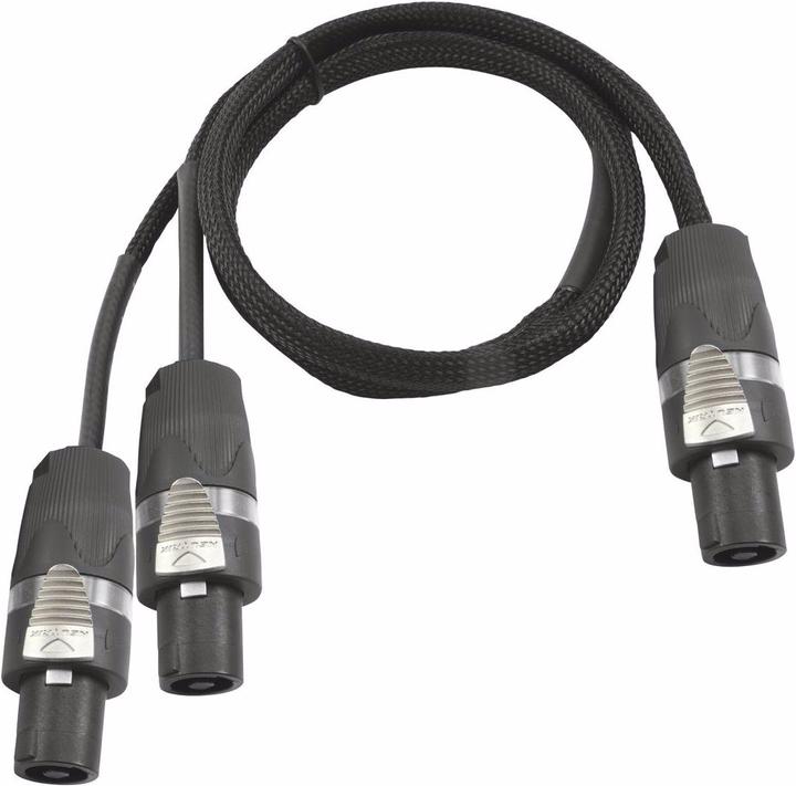 Immagine prodotto Sommer Cable Cavo adattatore Speakon/2xSpeakon 1m sw (1 m)