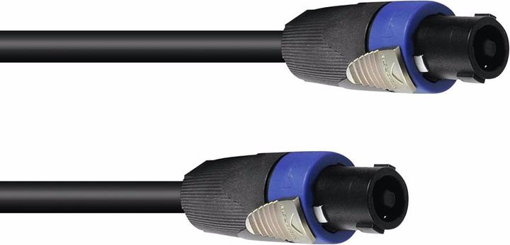 Image du produit Psso Câble de haut-parleur Speakon 4x2,5 15m sw (15 m, 2.50 mm²² mm)