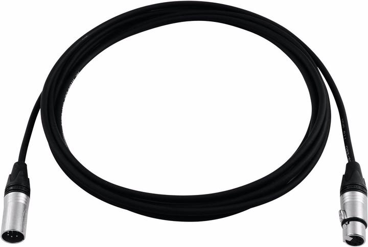 Actual product image Psso DMX cable XLR 5pin 0,5m sw Neutrik (0.50 m, XLR)