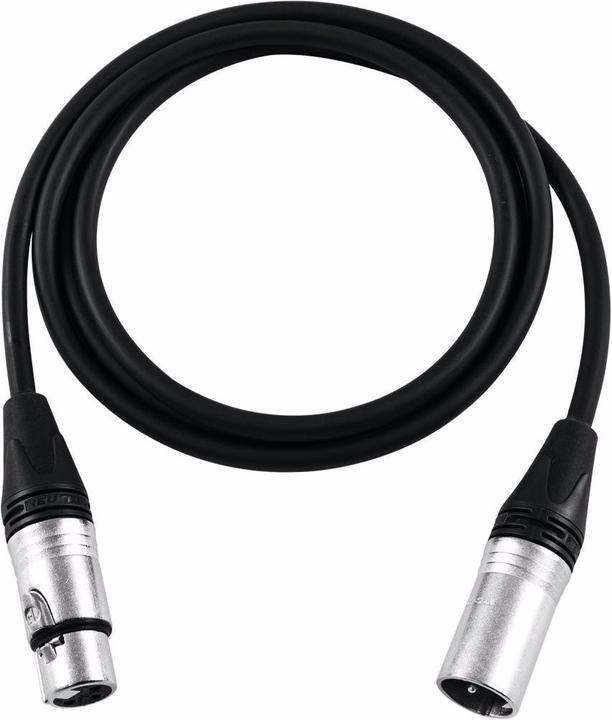 Produktbild Psso XLR Kabel 3pol 3m sw Neutrik (3 m, XLR)