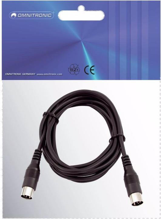 Immagine prodotto Omnitronic 8 pin DIN - 8 pin DIN (3 m, MIDI)