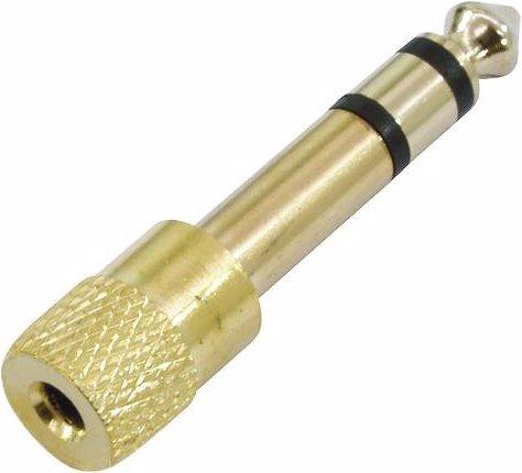 Produktbild Omnitronic Adapter Klinke(M)/3,5 Klinke(F) 10x
