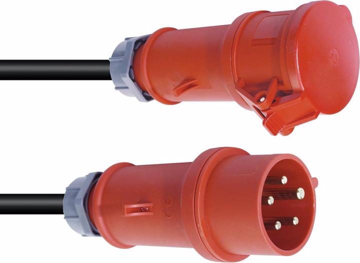 Immagine prodotto Psso Prolunga CEE 32A 5x6 25m rosso (25 m)