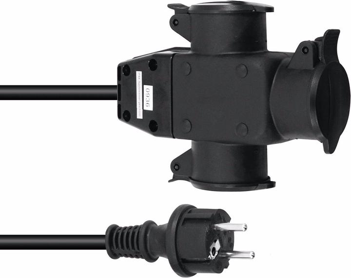 Actual product image Eurolite Extension 3x1,5 3m 3-fold (3 m, 3-pole)