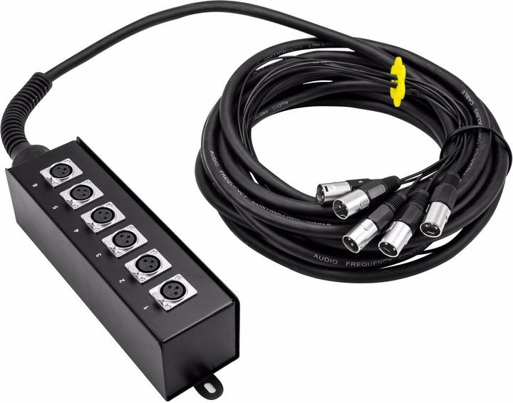 Produktbild Omnitronic Multicore Stagebox MUS-610 6IN 10m (10 m, Multicore)
