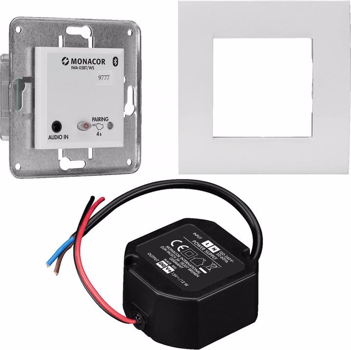 Actual product image Monacor Stereo Bluetooth Amplifier