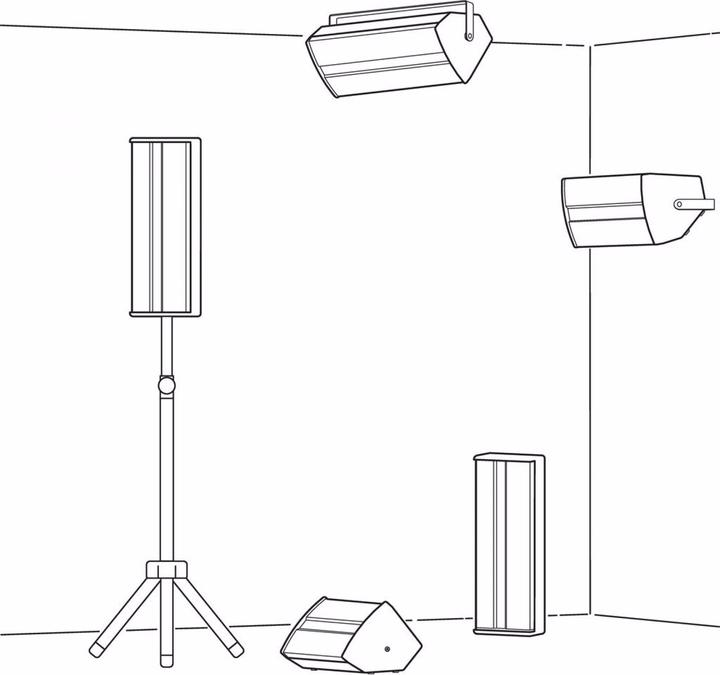 Produktbild Monacor PA-Lautsprecherbox, 125 W (Passiv)
