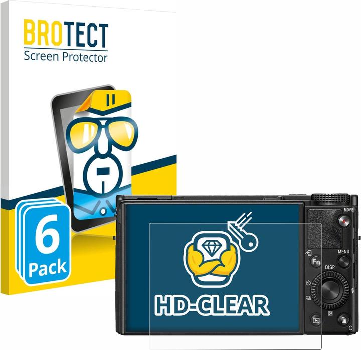 Produktbild BROTECT Schutzfolie Displayschutz Displayschutzfolie Folie Klar Transparent (Displayschutz, Cyber-Shot DSC-RX100 VII)