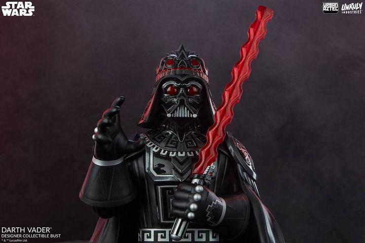 Produktbild Unruly Industries Star Wars Super buste vinyle Urban Aztec Darth Vader by Jesse Hernandez 25 cm