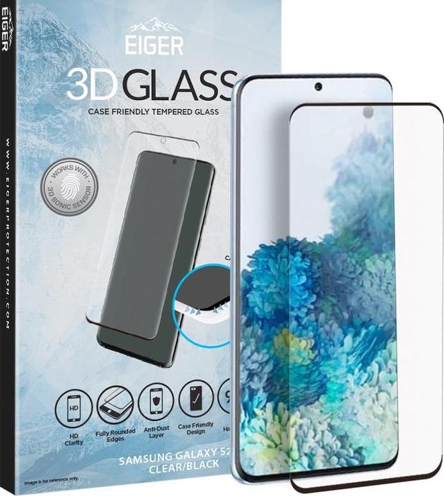 Produktbild Eiger Mountain Glass Clear Edge (1 Stück, Samsung Galaxy S20+)