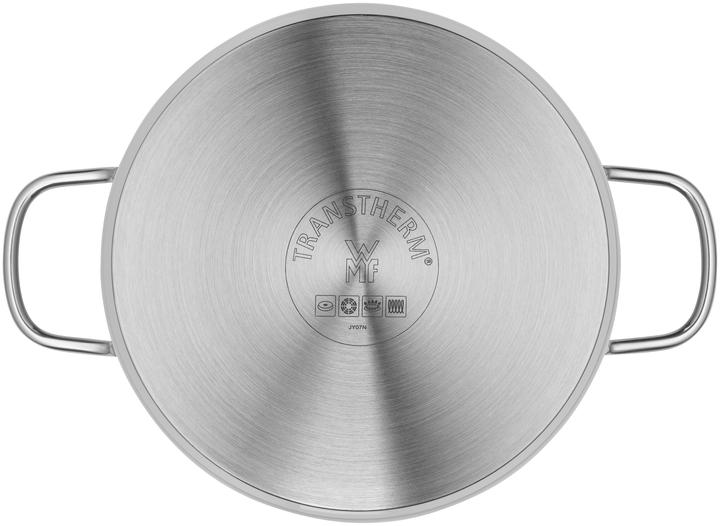 Produktbild WMF Kochtopf Fleischtopf Induktion 20cm Glasdeckel 2,5 Astoria Edelstahl 18/10 (20 cm, Kochtopf, Edelstahl)