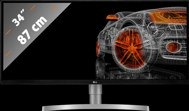 Actual product image LG 34WN650-W (2560 x 1080 pixels, 34")