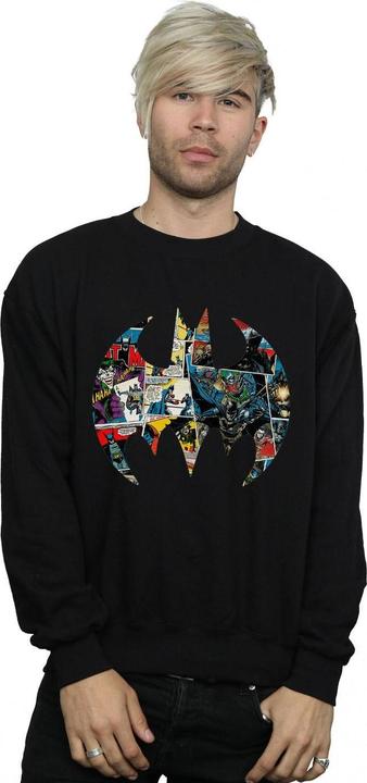 Immagine prodotto Felpa in cotone con logo del fumetto Batman (S)