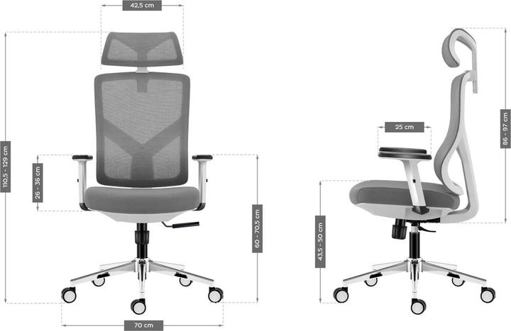 Actual product image Mark Adler Fotel biurowy MA-Manager 3.3 WHITE