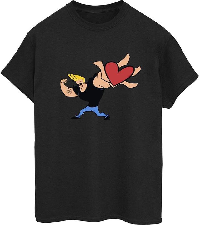Johnny Bravo Heart Present TShirt (L)